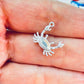 FP1233 Colgante Cangrejo 15 x 15 mm más argollita Espesor 1.5 mm Figura Baño Plata
