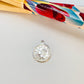 Joyas por Mayor Joyas Bañadas en Plata por Mayor Insumos para Joyas FP1194 Colgante Mini Moneda Lira Doble Faz Diá. 8 mm más argollita Espesor 1 mm Figura Baño Plata