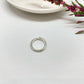 AP48 Argolla 15 mm Accesorio Baño Plata Accesorios Bañados en Oro y Plata hecho de Bronce Bañado en Plata 50 ml Joyas Bañadas en Plata