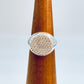 WP75 Anillo Chevalier Circones Dia 12 mm Ancho Superior 3 mm Espesor 1.5 mm Anillo Baño Plata