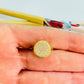 WO75 Anillo Chevalier Circones Dia 12 mm Ancho Superior 3 mm Espesor 1.5 mm Anillo Baño Oro