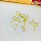 MO35 Argollita Plana 2 x 1 mm Accesorio Baño Oro Accesorios Bañados en Oro y Plata hecho de Bronce Bañado en Oro 18K