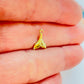 Joyas por Mayor Joyas Bañadas en Oro por Mayor Insumos para Joyas FO1187 Colgante Mini Colita de Sirena 8 x 8 mm más argollita Espesor 0.8 mm Figura Baño Oro