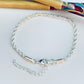 Joyas por Mayor Joyas Bañadas en Plata por Mayor Insumos para Joyas PP31 Pulsera Tourbillon Espesor 3 mm Largo 16 cm más extensor de 5 cm Pulsera Baño Plata