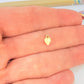 Joyas por Mayor Joyas Bañadas en Oro por Mayor Insumos para Joyas FO1253 Colgante o Terminal para Cadena Mini Corazón Abombado 5 x 5 mm más argollita Espesor 1 mm Figura Baño Oro