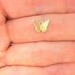Joyas por Mayor Joyas Bañadas en Oro por Mayor Insumos para Joyas FO1256 Colgante Mariposa 7.5 x 10 mm Espesor 0.9 mm Figura Baño Oro