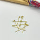 AO29 Vastago con bolita 23 mm Accesorio Baño Oro
