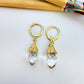 Joyas por Mayor Joyas Bañadas en Oro por Mayor Insumos para Joyas XO563 Aro Argolla Cristal Facetado Embarrilado Largo Total 34 mm Ancho 9 mm Largo Cristal 18 mm Aro Baño Oro