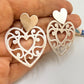 Joyas por Mayor Joyas Bañadas en Plata por Mayor Insumos para Joyas XP568 Aro Corazones Base Corazón 14x15 mm Mandala Corazón Calada 33x33 mm Lijado Aro Baño Plata