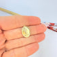 FO1286 Colgante San Expedito 17 x 13 mm más argollita Espesor 1 mm Figura Baño Oro