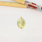 FO1286 Colgante San Expedito 17 x 13 mm más argollita Espesor 1 mm Figura Baño Oro