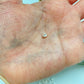 Joyas por Mayor Joyas Bañadas en Plata por Mayor Insumos para Joyas AP150 Terminal Tapa Nudo Diá. 2.5 mm más argollita Perforación 1 mm Accesorio Baño Plata