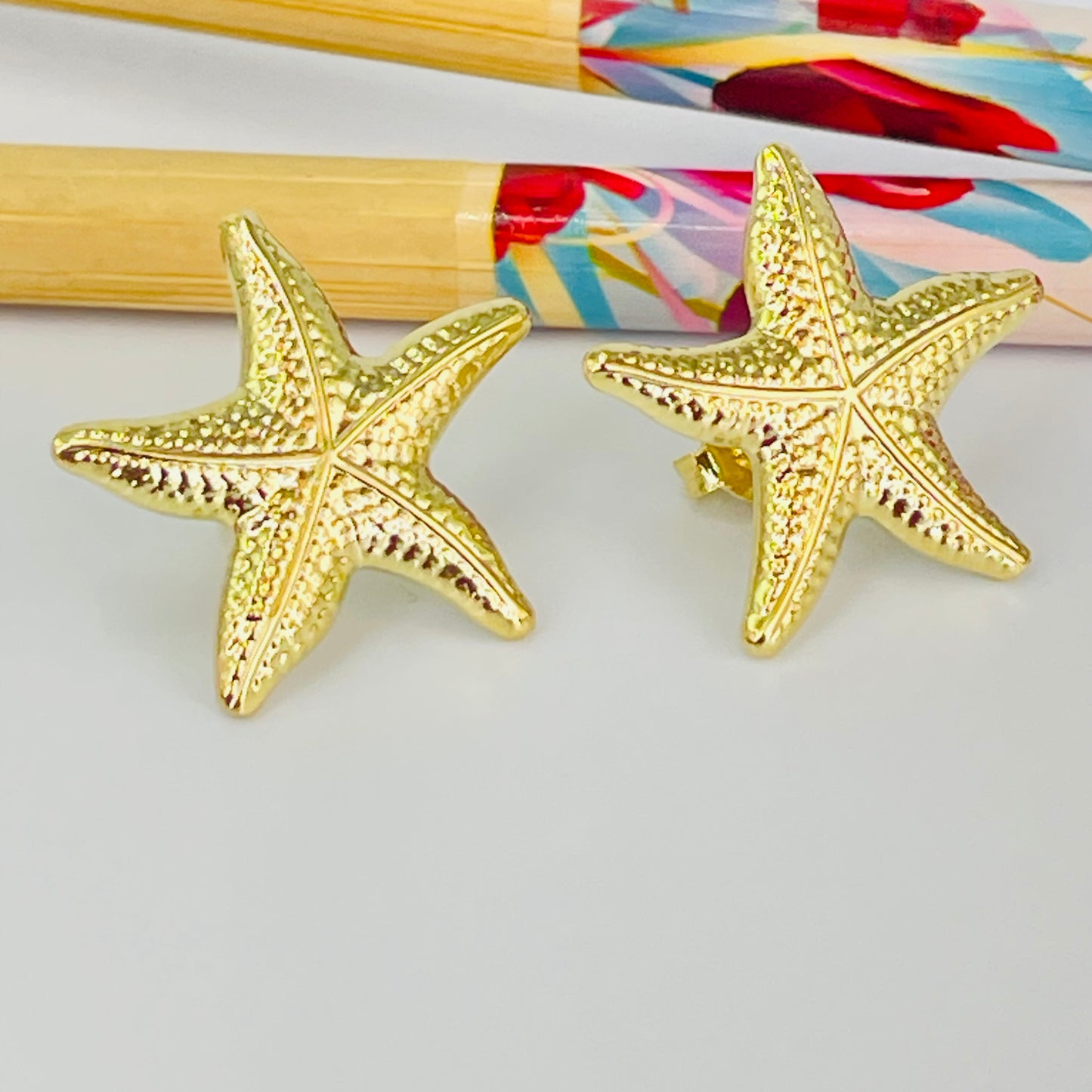 XO577 Aro Estrella de Mar 21 x 21 mm Espesor 0.8 mm Aro Baño Oro