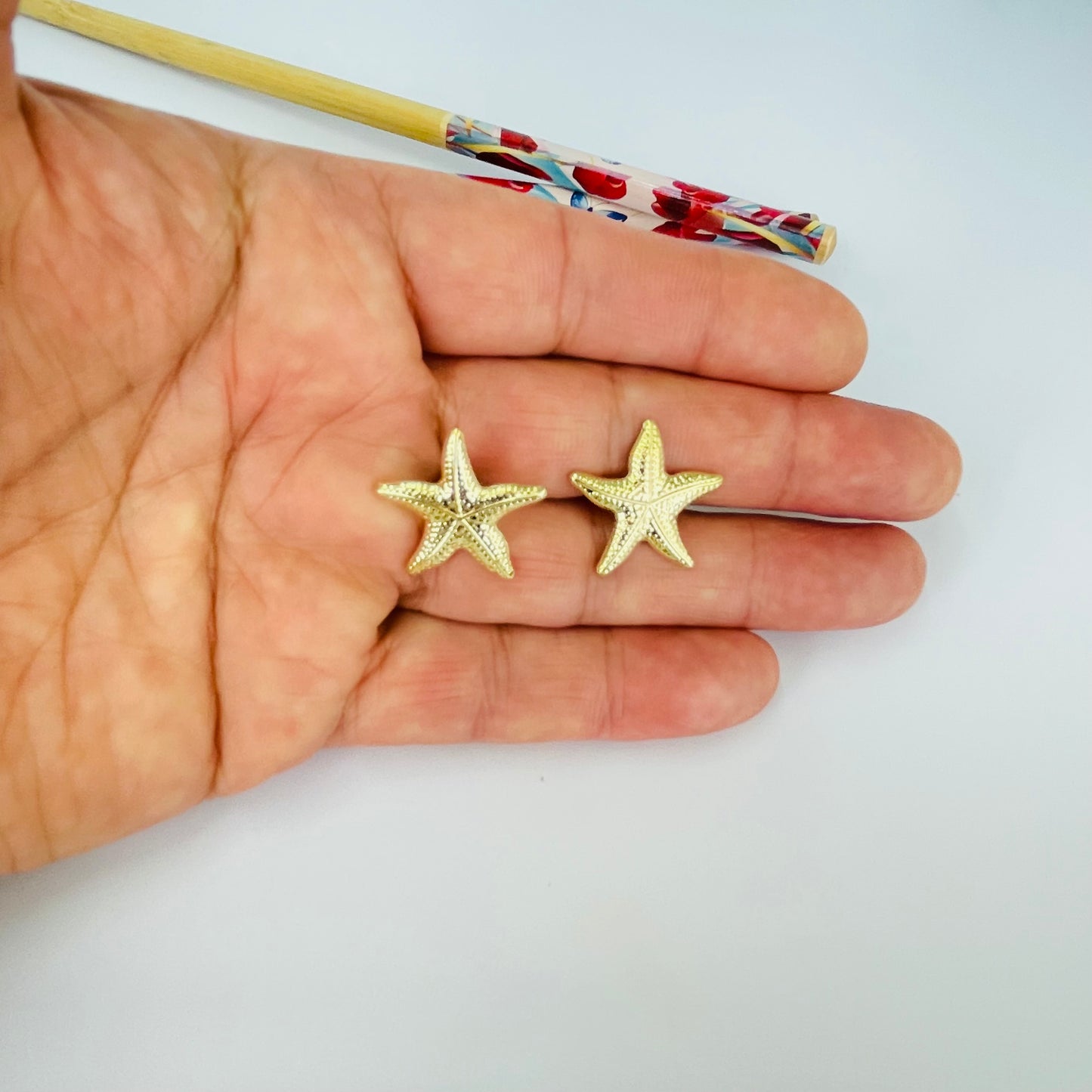 XO577 Aro Estrella de Mar 21 x 21 mm Espesor 0.8 mm Aro Baño Oro