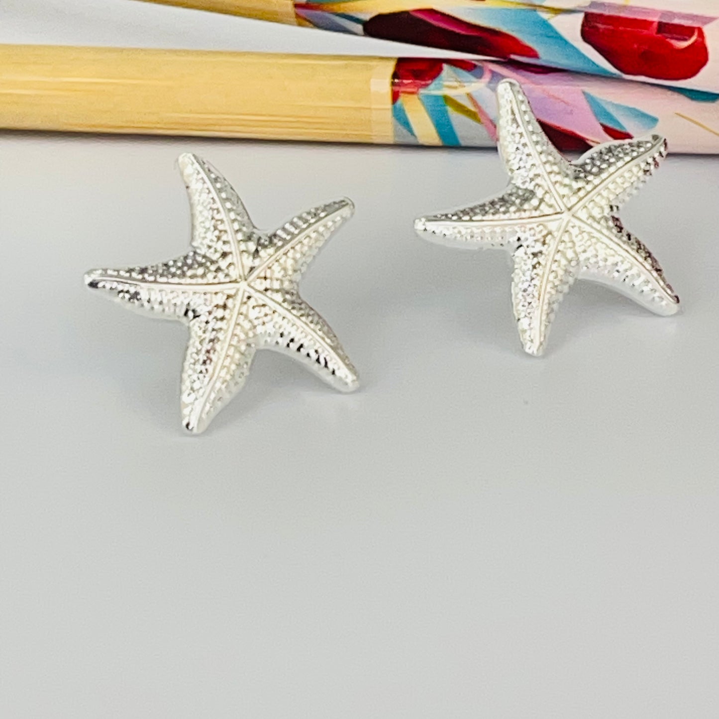 XP577 Aro Estrella de Mar 21 x 21 mm Espesor 0.8 mm Aro Baño Plata