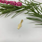 FO1291 Colgante figura de Nuestra Señora de las Gracias 15 x 7 mm más valier Espesor 1.2 mm Figura Baño Oro