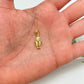 FO1291 Colgante figura de Nuestra Señora de las Gracias 15 x 7 mm más valier Espesor 1.2 mm Figura Baño Oro