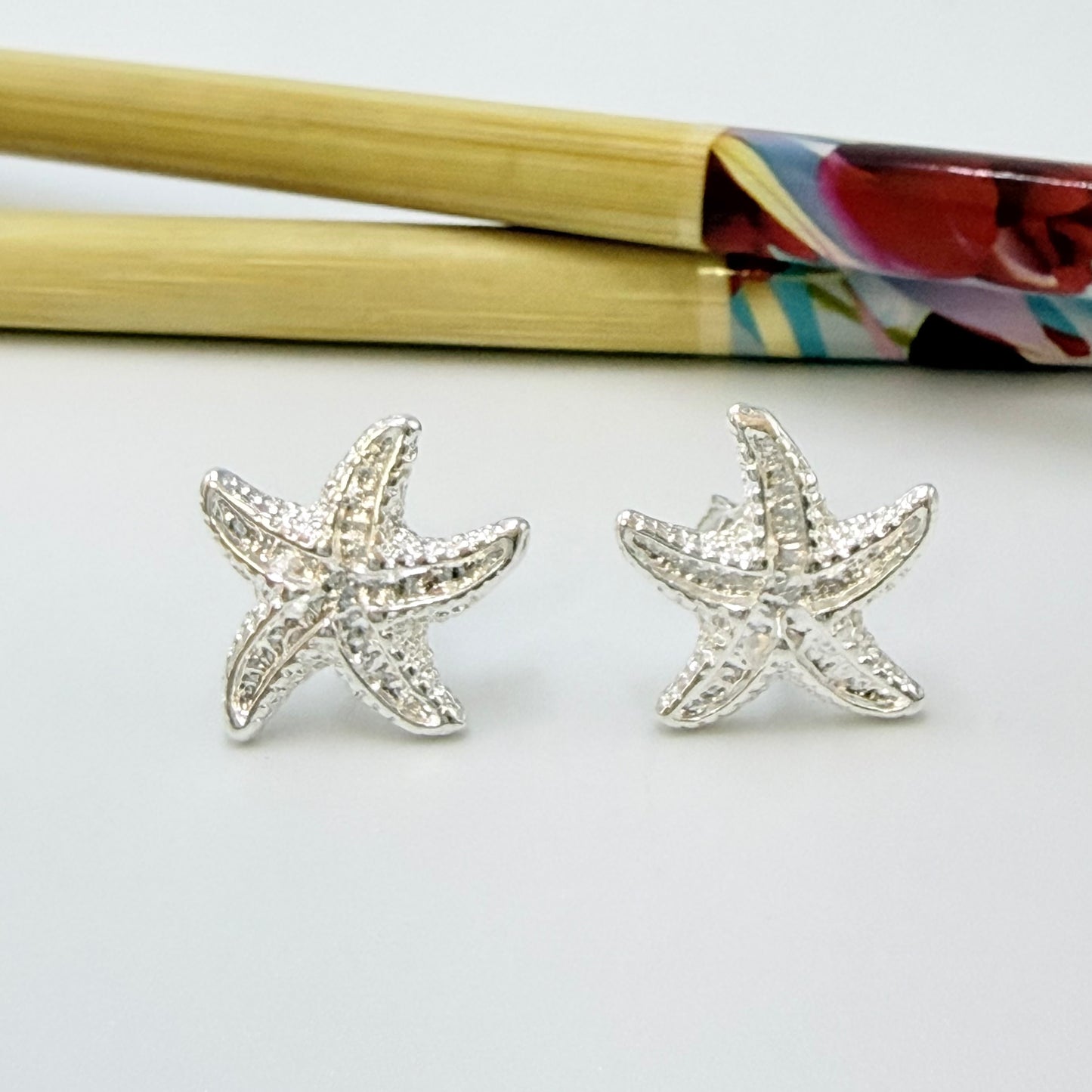 XP571 Aro Estrella de Mar 14 x 14 mm Espesor 1.5 mm Aro Baño Plata