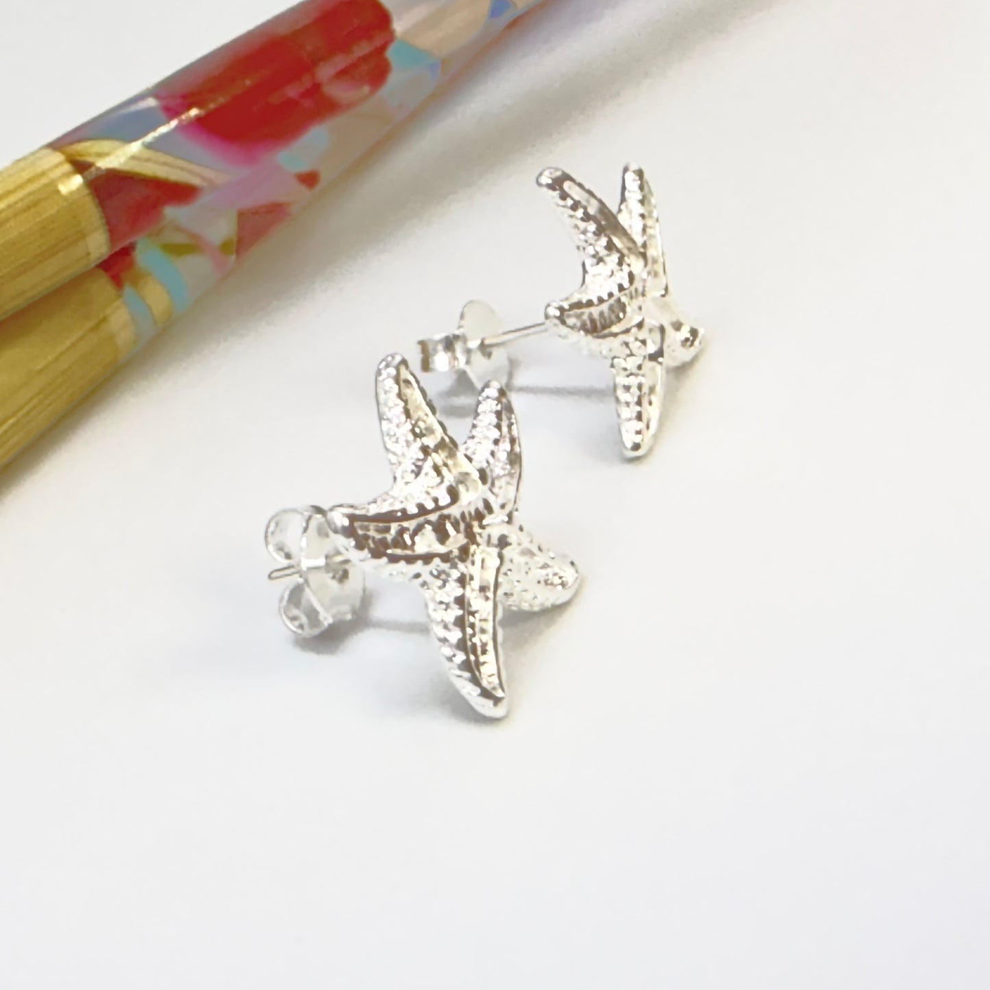 XP571 Aro Estrella de Mar 14 x 14 mm Espesor 1.5 mm Aro Baño Plata