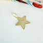 FO1262 Colgante estrella Lijado 16 x 16 mm más valier Espesor 0.8 mm Figura Baño Oro