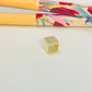 TO12 Tubo Cuadrado Lijado 6x6 mm Accesorio Baño Oro Accesorios Bañados hecho de Bronce Bañado en Oro 18K