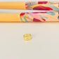 TO10 Tubo Argolla Lijada 5 x 2 mm Accesorio Baño Oro Accesorios Bañados en Oro y Plata hecho de Bronce Bañado en Oro 18K