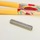 TP26 Tubo Cuadrado Lijado 25x4 mm Baño Plata Envejecida Accesorio Baño Plata Accesorios Bañados hecho de Bronce Bañado en Plata 50 ml