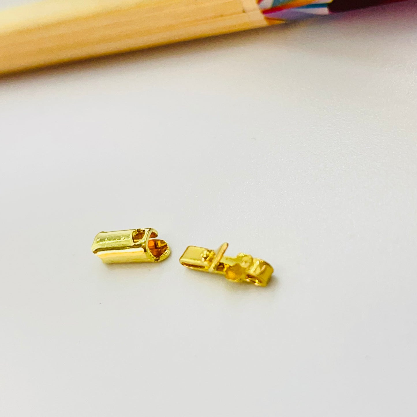 AO55 Broche Cajón 6 mm Accesorio Baño Oro Accesorios Bañados hecho de Bronce Bañado en Oro 18K