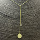 Joyas por Mayor Joyas Bañadas en Oro por Mayor Insumos para Joyas CO240 Collar Cascada Cadena Veneciana Espesor 1 mm Largo total 120 cm Bolita regulable Terminal Punto de luz 4 mm y San Benito 10 mm Collar Terminado Baño Oro