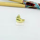 FO1287 Colgante Mamá Pata 14 x 14 mm más argollita Espesor 6 mm Figura Baño Oro