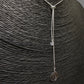 Joyas por Mayor Joyas Bañadas en Plata por Mayor Insumos para Joyas CP240 Collar Cascada Cadena Veneciana Espesor 1 mm Largo total 120 cm Bolita regulable Terminal Punto de luz 4 mm y San Benito 10 mm Collar Terminado Baño Plata