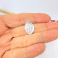 FP1286 Colgante San Expedito 17 x 13 mm más argollita Espesor 1 mm Figura Baño Plata