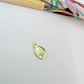 FO1289 Mini Colgante Ovalado Arcángel Rafael 9 x 7 mm más Argollita Espesor 1 mm Figura Baño Oro