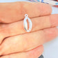 Joyas por Mayor Joyas Bañadas en Plata por Mayor Insumos para Joyas FP1270 Colgante Caracol Marino 14 x 9 mm más argollita Espesor 3.5 mm Figura Baño Plata