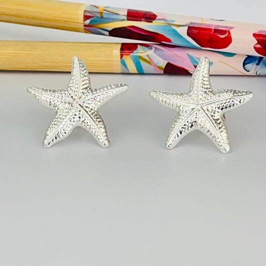 Joyas por Mayor Joyas Bañadas en Plata por Mayor Insumos para Joyas XP577 Aro Estrella de Mar 21 x 21 mm Espesor 0.8 mm Aro Baño Plata