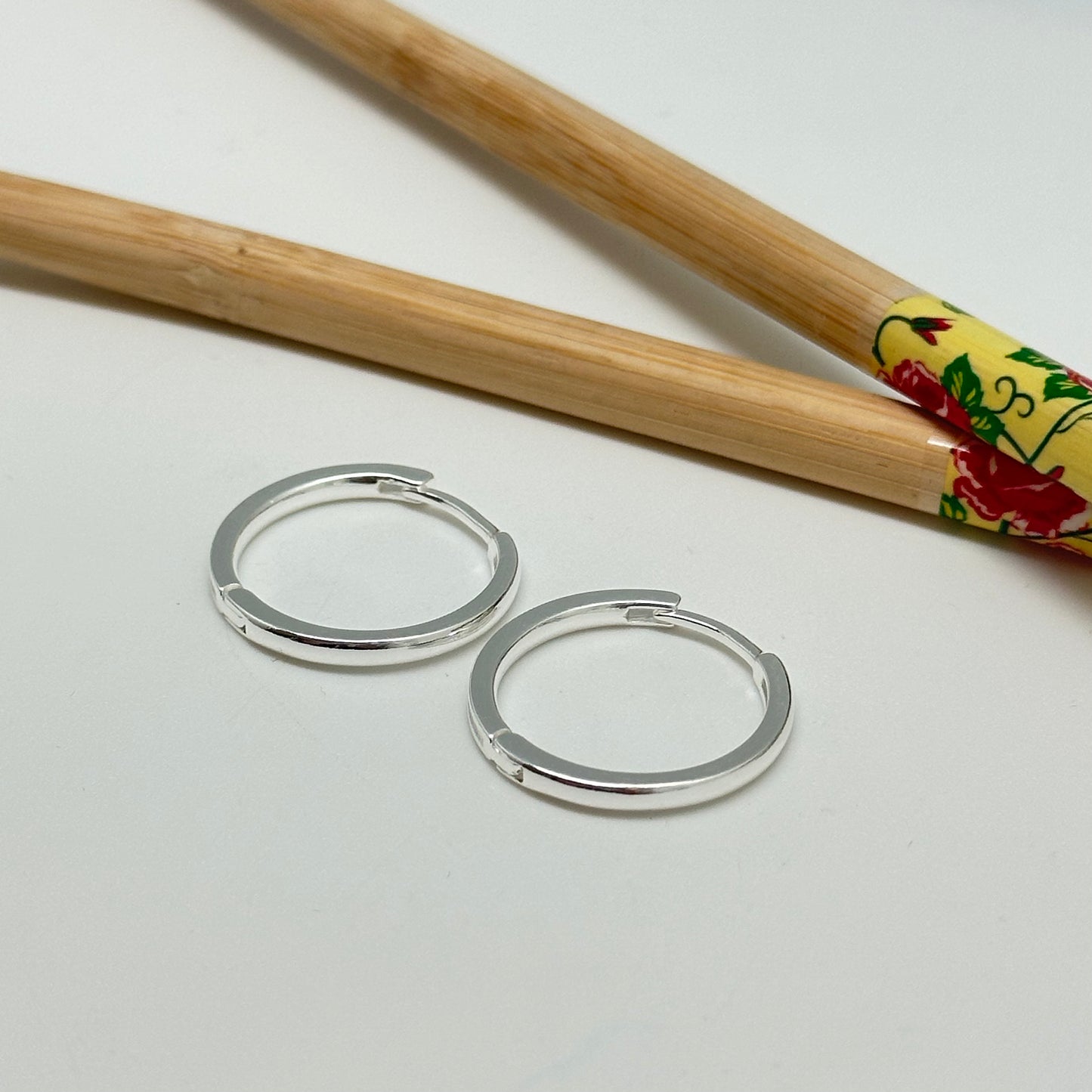 XP325 Argolla Presión Lisa 23 x 2 mm Espesor 2 mm Aro Baño Plata