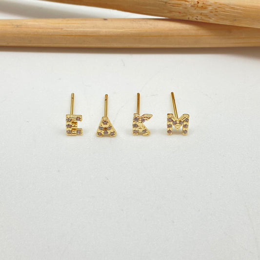 XO382 Aro Mini Letras Circones 5 mm Aro Baño Oro