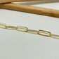 CO155 Cadena Cartier Eslabón 12 x 5 mm Espesor 1 mm Cadena por Metro Baño Oro Cadenas Bañadas hecho de Bronce Bañado en Oro 18K Joyas Bañadas en Oro