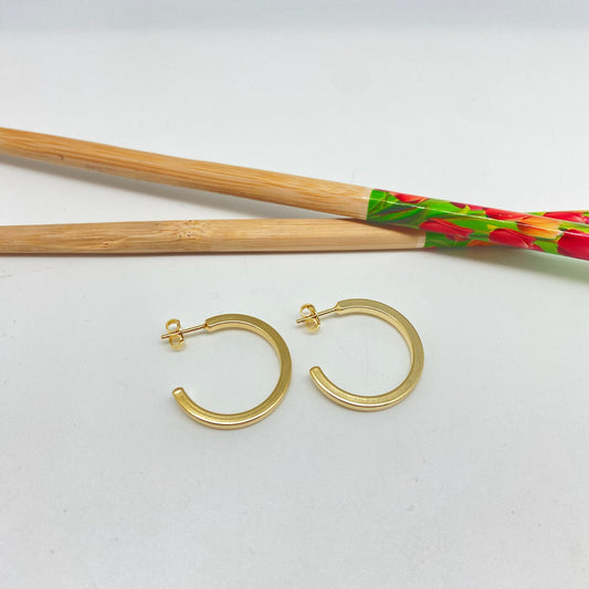 XO350 Aro Argolla 25 x 2 mm Espesor 3 mm Aro Baño Oro