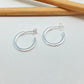 XP379 Aro Argolla Plana 15 x 1.2 mm Espesor 2.2 mm Aro Baño Plata