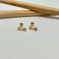 XO341 Aro Base bolita 3 mm punto de luz colgante 3 mm Largo total 9 mm Aro Baño Oro