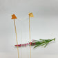XO342 Aro Base Triangulo 10 mm y cadena veneciana con palito Largo cadena 10 cm Largo palito 3 cm Espesor 1 mm Aro Baño Oro