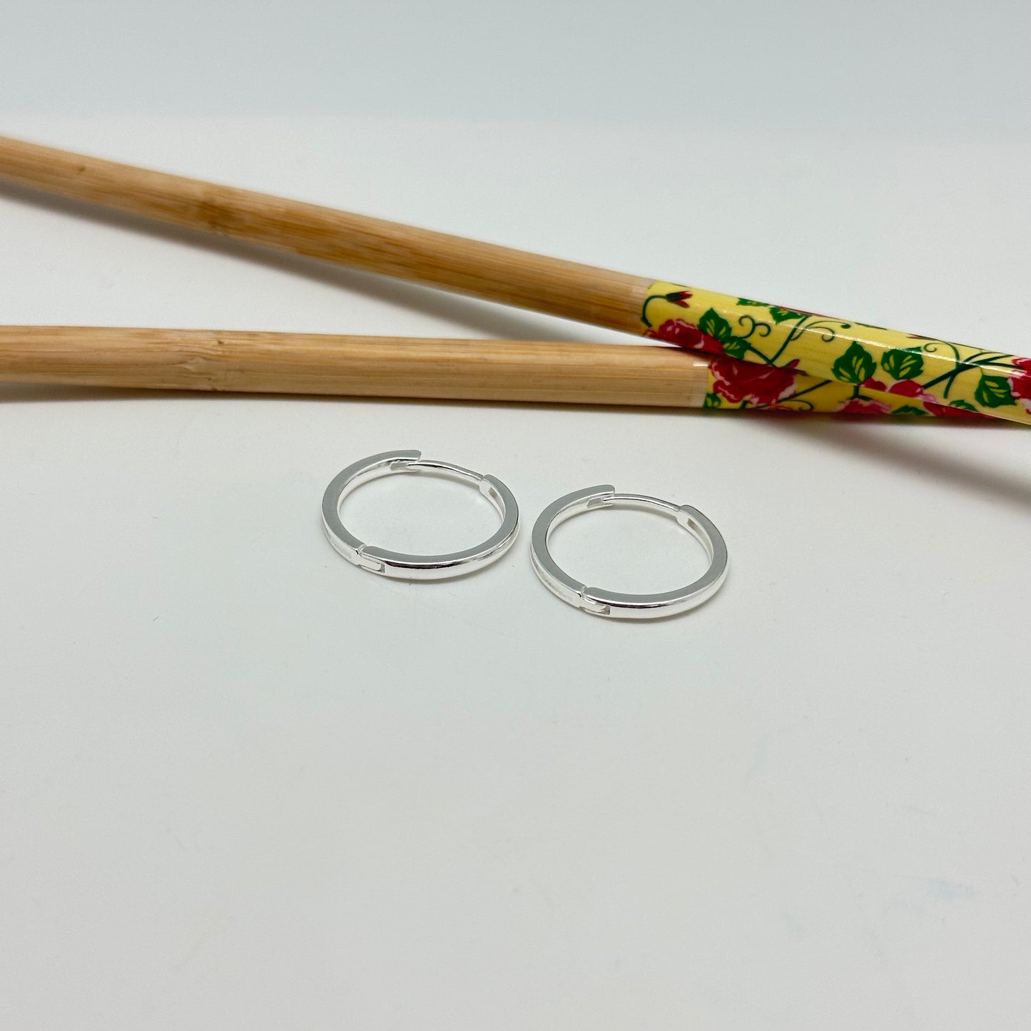 XP325 Argolla Presión Lisa 23 x 2 mm Espesor 2 mm Aro Baño Plata