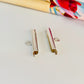 IP07 Broche para Pulsera de Mostacillas o Delicas 23 x 2.8mm Aberturas Laterales y una inferior Accesorio Baño Plata Accesorios Bañados hecho de Bronce Bañado en Plata
