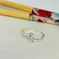 WP54 Anillo Regulable con 2 circones de 3 mm en los extremos Espesor de la Argolla 1.8 mm Anillo Baño Plata Anillos Bañados hecho de Bronce Bañado en Plata 50 ml Joyas Bañadas en Plata