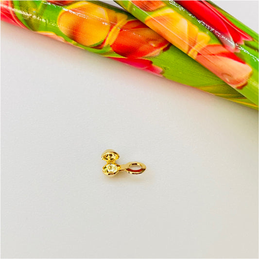 AO62 Tapanudo 1.5 mm Accesorio Baño Oro Accesorios Bañados en Oro y Plata hecho de Bronce Bañado en Oro 18K Joyas Bañadas en Oro