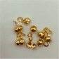 AO62 Tapanudo 1.5 mm Accesorio Baño Oro Accesorios Bañados en Oro y Plata hecho de Bronce Bañado en Oro 18K Joyas Bañadas en Oro