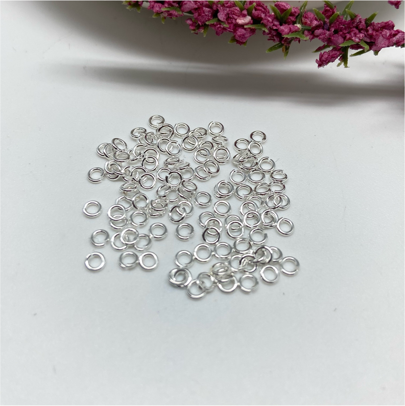 AP102 Argolla 3.0 mm espesor 0.6 mm Accesorio Baño Plata Accesorios Bañados en Oro y Plata hecho de Bronce Bañado en Plata 50 ml