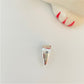 AP106 Balier 9x4 mm Accesorio Baño Plata Accesorios Bañados hecho de Bronce Bañado en Plata 50 ml Joyas Bañadas en Plata