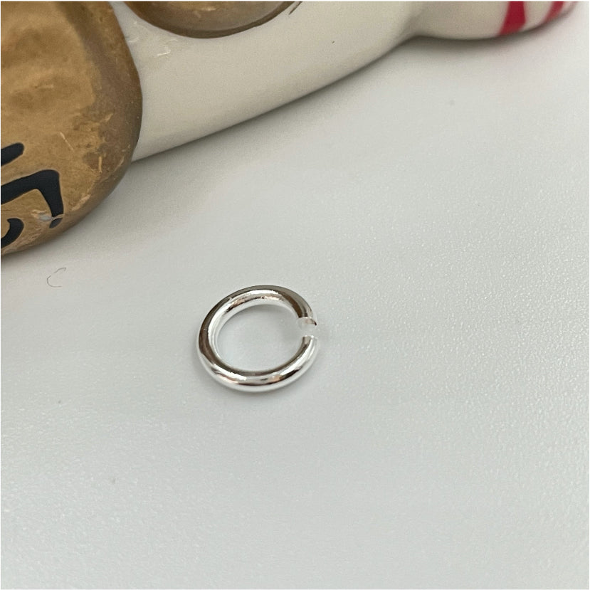 AP80 Argolla 1.2x5 mm Accesorio Baño Plata Accesorios Bañados en Oro y Plata hecho de Bronce Bañado en Plata 50 ml